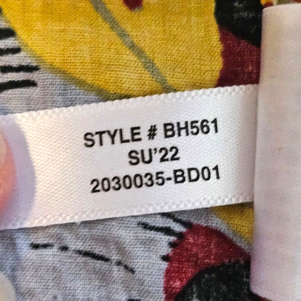 J.Crew 1/4 Button Shirt Re-Imagined Seersucker Floral Hawaiian Classic Men Sz L - Picture 11 of 11